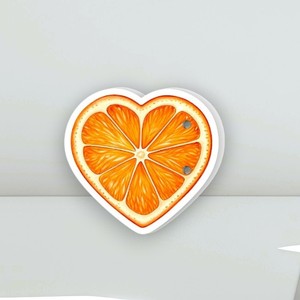 High Quality Orange Slice Heart Diamond Pattern Butterfly Flower Eyelash Tools Custom <b>Magnetic</b> Eco-Friendly Acrylic Lash <b>Tile</b> - Product Image 1