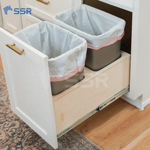 Gabinete Base de Cocina Moderno SSR con Cajón para Basura, Profundidad de 18-23.9 Pulgadas, Diseño Contemporáneo para Uso en Cocina - Product Image 3