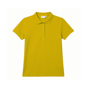 Polo femme anti-plis à col bloc en mélange de coton, manches amples, pour l'été, personnalisable avec logo, également disponible pour homme - Product Image 4