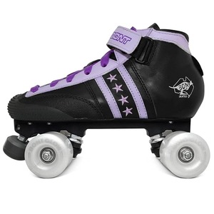 Patins à roulettes professionnels Prostar Vegan en daim lavande avec roues de patinage d'extérieur - Product Image 4