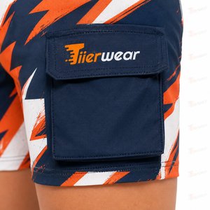Shorts de sport respirants personnalisés par sublimation pour femmes, idéaux pour la course, la gym, le fitness et l'entraînement – Vente en gros - Product Image 6