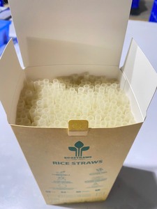 Ecostraws Vietnam <b>Disposable</b> Rice-based Straws BACL & ISO-Certified 140mm Length Wholesale <b>Tableware</b> From Nam Dinh for Parties - Product Image 3