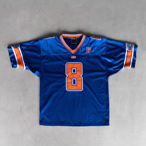 Jersey de Fútbol Americano Retro de Malla Transpirable de Secado Rápido, Personalizado al por Mayor, Diseño Personalizado, Totalmente Sublimado, Corto y Holgado - Product Image 1