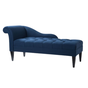 Sofá Cama Minimalista de Terciopelo, Chaise Longue Tapizado, Sofá Tufted para Sala de Estar, Dormitorio, Muebles de Hotel - Product Image 1