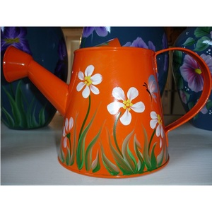 <b>Compact</b> Metal Watering Can For Indoor Plants With Stylish Design And Easy Grip Handle For Daily Use - Product Image 1