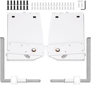 Kit Fai-da-te Robusto Bianco per Meccanismo a Molla a Parete Murphy per Letti King/Queen, Ferramenta in Legno Salvaspazio per Letto Verticale - Product Image 1