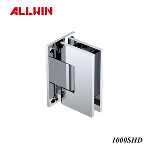 Bisagra pivotante cuadrada de latón macizo de alta resistencia para puerta de ducha de vidrio, 66x120mm, 360 grados, acabados modernos, bisagra de alta calidad para puertas y ventanas - Product Image 2