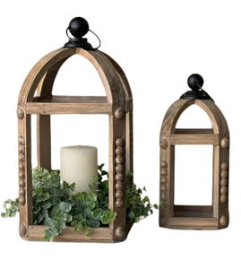 Lámpara de Madera de Mango para Interiores, Decoración de Bodas, Lámpara de Color Negro Más Vendida con Diseño Rústico - Product Image 5
