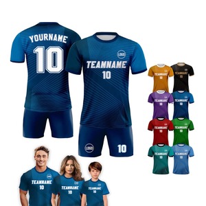 Nouvel arrivage très demandé : Ensemble de football unisexe complet, qualité supérieure, short en polyester respirant, tenue de performance pour équipe - Product Image 3