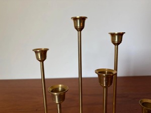 Attractive Eco-Friendly <b>Brass</b> Pillar <b>Candle</b> <b>Holder</b> for Wedding Christmas Valentine's Day-Reusable Customized Designs High - Product Image 5