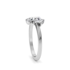 Bague Solitaire en Or Jaune 14K avec Diamant Synthétique Taille Géométrique 0,72 carats, Élément de Bijou Tendance à Porter à la Main - Product Image 3