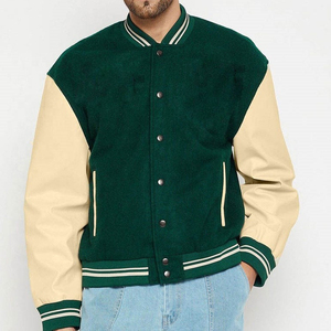 Winter Filling Varsity <b>Jacket</b> <b>Men</b> Factory Custom <b>Letter</b> <b>Jacket</b> Letterman Bomber Varsity <b>Jackets</b> With Embroidery - Product Image 1