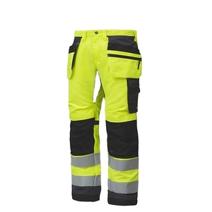 Pantalon de travail haute visibilité en coton réfléchissant pour hommes – Tenue de sécurité professionnelle - Product Image 6