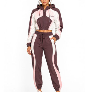 Survêtement pour femmes de bonne qualité, tendance, avec logo personnalisé, léger - Product Image 1