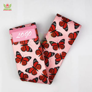 ชุดยางยืดออกกำลังกายสำหรับบริหารสะโพกผู้หญิง แบบวงกลม กว้าง กันลื่น สำหรับออกกำลังกายกล้ามเนื้อก้น ทำจากโพลีเอสเตอร์คุณภาพสูง - Product Image 5