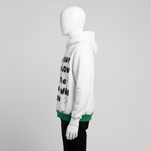 เสื้อฮู้ดซิปเต็มตัวราคาสมเหตุสมผล สไตล์ฮิปฮอป สีดำฟอกย้อม แบบสั่งทำพิเศษ พร้อมลายพิมพ์นูน - Product Image 4