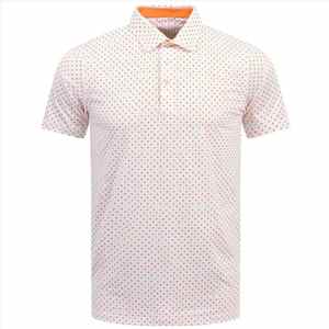 เสื้อโปโลผู้ชายแบบสั่งทำ OEM ยอดนิยมสำหรับฤดูร้อน ดีไซน์ใหม่ สไตล์ธุรกิจ แขนสั้น แบบเสื้อยืด - Product Image 5