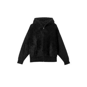 เสื้อฮู้ดซิปผู้ชายสไตล์สตรีทแวร์ OEM ไซส์ใหญ่ คุณภาพสูง ขายส่ง ผ้าฝ้ายเรียบ ซิปแบบสั่งทำได้ - Product Image 4