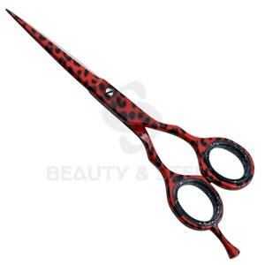 Professional Rainbow Multi-Color Hair Cutting Shears Sharp Convex Edge Barber <b>Scissors</b> with Unique Sculpted Handle - Product Image 6