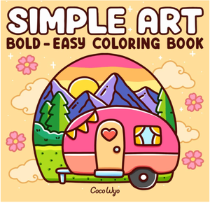 Arte Sencillo: Libro para Colorear para Adultos y Adolescentes, Diseños Audaces y Fáciles para Relajarse (Suministro al por Mayor) - Product Image 3