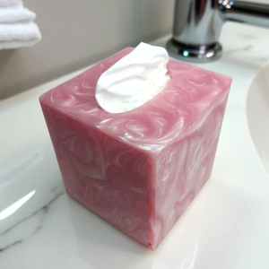 Epoxy <b>Resin</b> Rectangle Tissue Box Holder for <b>Table</b> <b>Top</b> Decoration Modern Multi-Purpose Handmade Eco-Friendly Organizer - Product Image 5