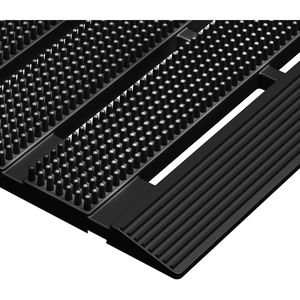 18 X 30 Inches Heavy Duty All-Weather Indoor/Outdoor Door <b>Mat</b> Non-Slip Drainage Floor <b>Mat</b> for Garage Home Entry <b>Mud</b> Coverage - Product Image 5