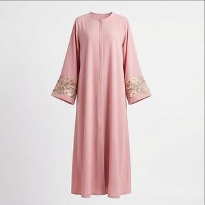 Abaya Islámica de Manga Larga para Mujer, de Alta Calidad, Modesta, Informal, Transpirable, con Sujetador Incorporado, Venta al Por Mayor - Product Image 1