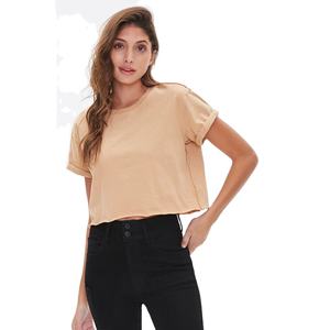 Dernier design de haut court pour femmes, de haute qualité, respirant, confortable, haut tendance, haut court pour femmes très vendu - Product Image 1