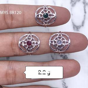 925 Sterling Silver Bezel Setting Faceted Cut Natural Gemstone <b>Fine</b> <b>Rings</b> Handmade Design For Women Wear Wholesale Price <b>Rings</b> - Product Image 1