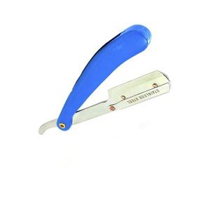 Nueva Navaja de Afeitar Profesional de Acero Inoxidable con Mango de Plástico para el Cuidado de la Barba Masculina y Uso en Salón - Product Image 1