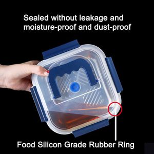 Set di Contenitori per Alimenti in Acciaio Inox Extra Large 2/4/6/8/10 Pezzi con Coperchi Blu, Design Profondo e Chiusura Ermetica per Refrigerazione - Product Image 6