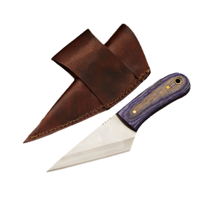 มีดคิริดาชิเหล็กคาร์บอน Nordic Forge ด้ามไม้แบบเต็มด้าม มีด EDC พร้อมปลอกหนัง มีดทำมือสั่งทำพิเศษ - Product Image 1