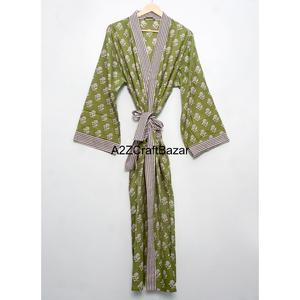 Kimono de Invierno 100% Algodón Puro, Suave y Transpirable, con Estampado Floral, Ropa de Dormir de Verano para Mujer, Ropa Casual de Playa y Noche - Product Image 3