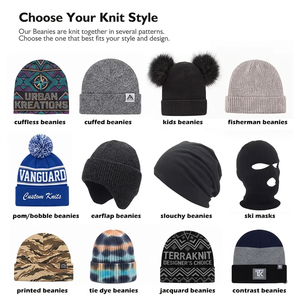 Gorro de Mohair Personalizado con Logotipo OEM y ODM para Hombre, Gorro Deportivo Tejido Cálido para Invierno, Gorro de Mohair Afelpado para Exteriores - Product Image 5