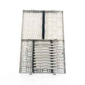 Kit de 10 Élévateurs de Sinus Dentaires à Double Embout, Instruments Chirurgicaux d'Implantation en Acier Inoxydable, Boîte Cassette par Grip Surgical - Product Image 1