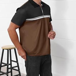 Vêtements de travail pour hommes en gros, chemise décontractée, t-shirt à manches courtes, polo en polyester pour hommes, téléchargé par Dress Sports - Product Image 4