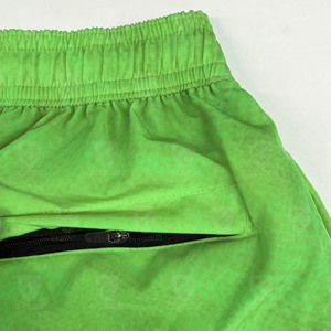 Sport Men Workout Basketball Shorts <b>Mesh</b> 2 in 1 Gym Casual Windproof Front Logo Quick Dry 100% Cotton Shorts - Product Image 6