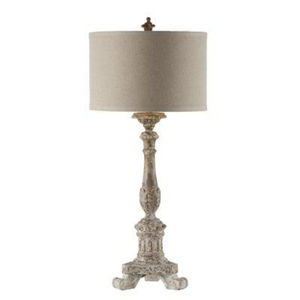 Luxury Traditional Gold Finish Brass Base Table Lamp With <b>White</b> <b>Fabric</b> Shade Antique Brass Bedside Desk Lighting For Home Accent - Product Image 6