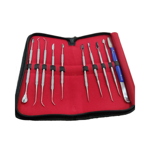Denta Equipment Steel Manual Wax Carver Set <b>Kit</b> <b>Clay</b> Pottery Sculpture Tools Dental Surgical Dentist Sculpture Knife Instrument - Product Image 4