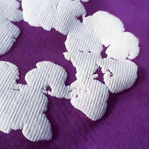 Proveedor Directo al por Mayor OMMiZ Sudadera con Capucha de Algodón Vaquero de Diseño de Alto Gramaje con Estampado de Letras, Efecto Rasgado y Estampado Hinchado Baping Spider 1.1 1 a 1 - Product Image 1