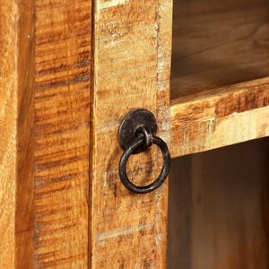 Armoire murale en bois massif récupéré 17,3''x8,3''x28,3'' pour le rangement de la cuisine - Product Image 6