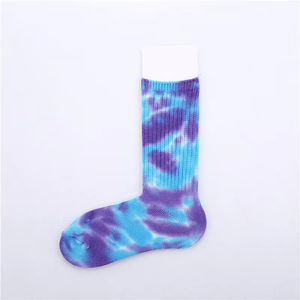 Calcetines de Algodón de Moda de Alta Calidad con Diseño Tie-Dye Colorido, Calcetines de Diseño Moderno - Product Image 2
