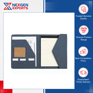 Carpeta de Presentación Multifuncional de Cuero PU de Estilo Vintage y Calidad Excepcional, Opción de Logotipo Personalizado, Pedido al por Mayor, Nexgen - Product Image 3