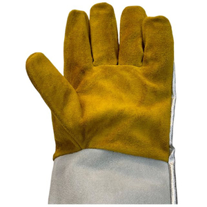Gants de sauvetage en cuir à manchette courte pour pompiers, gants de protection en cuir pour la lutte contre les incendies, service OEM - Product Image 4