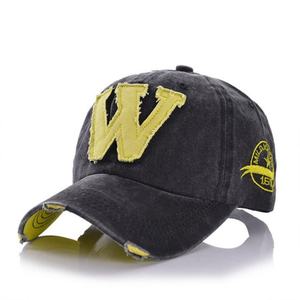 W Logo 3D Embroidery Adjustable Unisex Leather <b>Baseball</b> <b>Cap</b> Breathable Casual Hat for Spring Summer Activities - Product Image 2