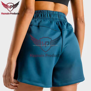 Short de sport décontracté en plein air pour femme à la mode en polyester avec imprimé cachemire-Short pour femme doux et flexible - Product Image 5