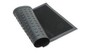 Heavy Duty Raised Edge Rubber Pin <b>Mat</b> for Indoor & <b>Outdoor</b> Flooring - Product Image 1