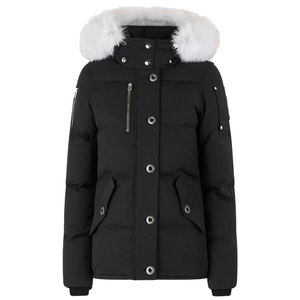 Cappotti Imbottiti Standard Autunno Inverno con <span class=keywords><strong>Pelliccia</strong></span>, Design Trapuntato e Ricamo, <span class=keywords><strong>Cappotto</strong></span> Puffer da Donna con Cappuccio - Product Image 4