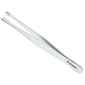 Pinzas de Tejido Rusas de Acero Inoxidable, Instrumento Quirúrgico Veterinario de Punta Roma con Fuente de Alimentación Manual, Manipulación Precisa de Tejidos - Product Image 4