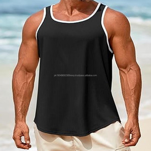 Encuentra un icono similar: Nueva Camiseta sin Mangas Casual de Fitness para Hombre, Tendencia Actual, Venta al por Mayor, Logotipo Personalizado - Product Image 4